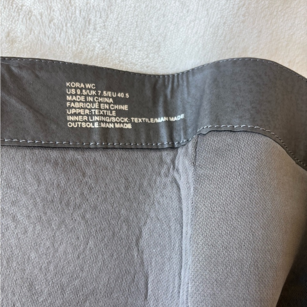 JustFab Over the Knee Gray Boots Size 9,5 Faux Suede - Picture 10 of 11